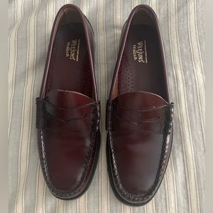 Bass Weejuns in burgundy(wide width)
